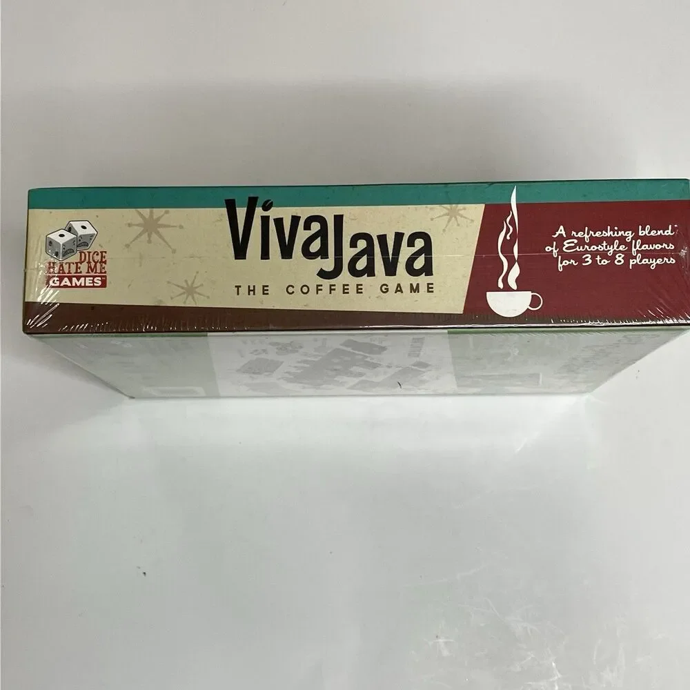 Viva Java Board Game The Coffee Game 2012 Dice Hate Me Games New Sealed